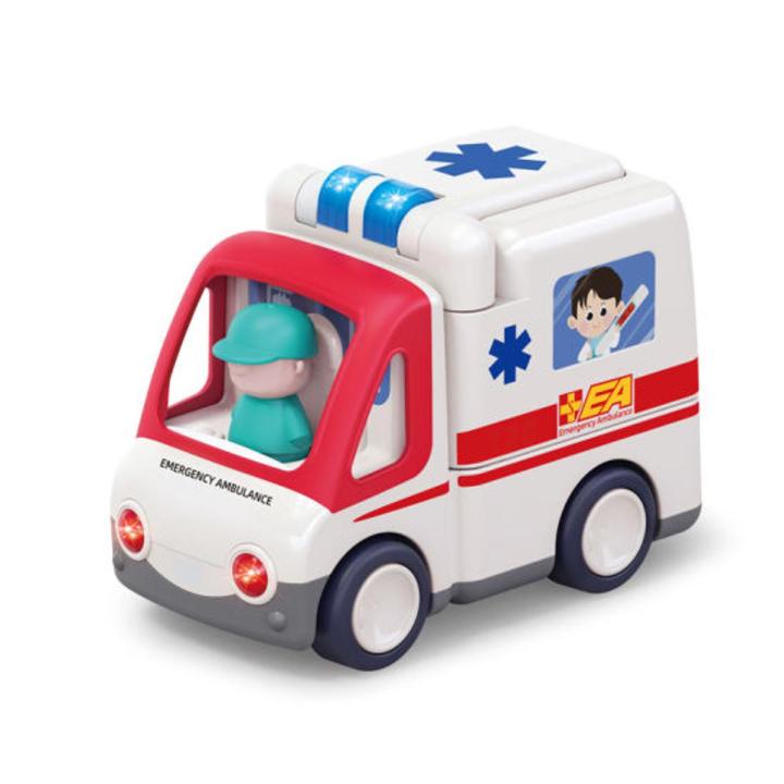 Hola Toy Ambulance Kids Early Learning Educational Plastic Role Play Ambulance Toys