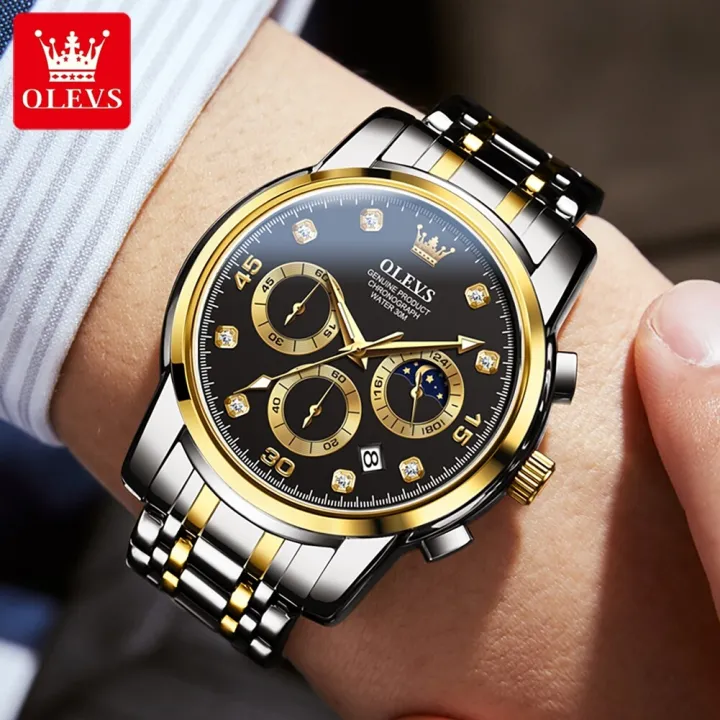 OLEVS%20Men's%20Watch%20Waterproof%20Diamond%20set%20Dial%20Chronograph%20Luminous%20Calendar%20Stainless%20Steel%20Strap%20with%20Gift%20Box%202889%20-%20Image%202