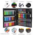 150PCS/SET Drawing Pencil Watercolor Pen Set Washable Student Painting Art. 