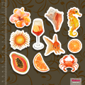 Orange World Stickers | Stickeroo.