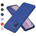 Xiaomi Poco X4 Pro 5G Silicone Matte Flexible Soft Phone Case- Black , Blue - Phone Back Cover. 