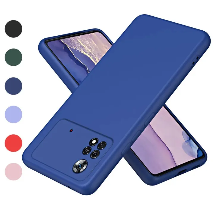 Xiaomi%20Poco%20X4%20Pro%205G%20Silicone%20Matte%20Flexible%20Soft%20Phone%20Case-%20Black%20,%20Blue%20-%20Phone%20Back%20Cover%20-%20Image%204