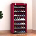 9 Layer Portable Shoe Cabinet – Space Saving Shoe Organizer. 