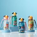 Kids Water Sippy Cup With Straw Cartoon Leakproof Water Bottles Outdoor Portable Drink Bottle Children's Lovely Cup.