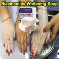 Japan Niacinamide Whitening Soap 100g brightening Remove skin/Melanin/Exfoliatin. 