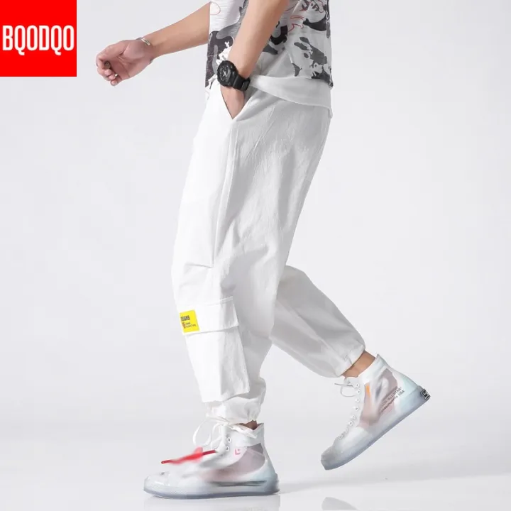 BQODQO%20Black%20Drawstring%20Casual%20Pants%20For%20Men%20Streetwear%20Military%20Autumn%20Trouser%20Male%20Stylish%20Loose%20Japanese%20Cotton%20Baggy%20Bottoms%20-%20Image%206