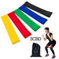 5 PCS  Resistance Loop Exercise Band, Rubber Resistance Band For Strength Training Fitness Bands. 