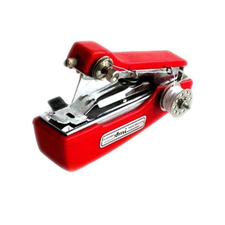 Mini Hand Sewing Machine – Red