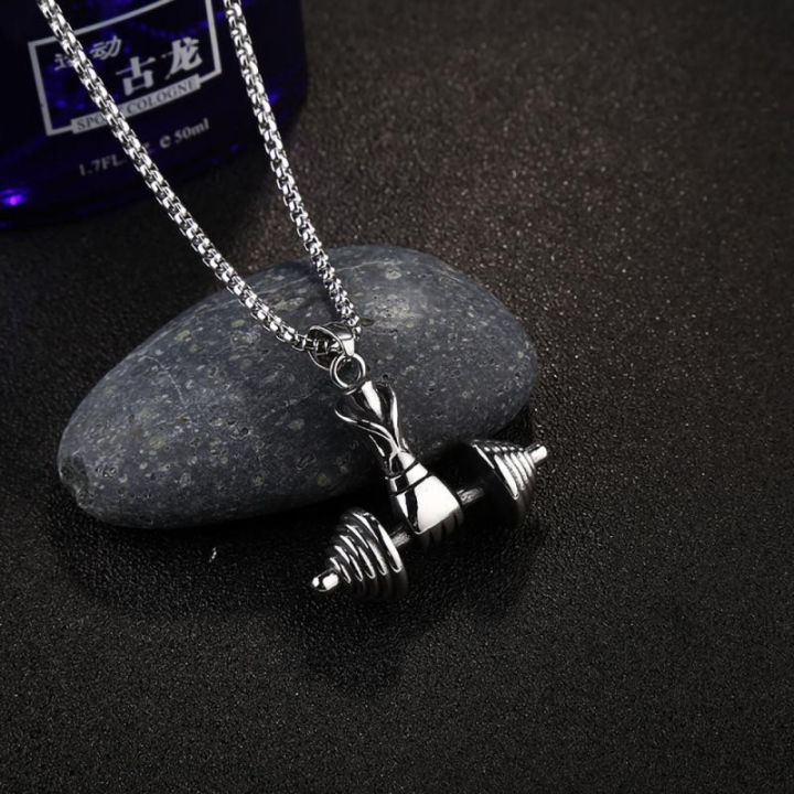 New%20Fashionable%20Dumbbell%20pendant%20men%20Gym%20Bodybuilding%20Weight%20Lifting%20Jewelry%20Charm%20Fitness%20For%20Men's%20Necklace%20-%20Image%207