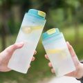 Juice Cup Water Bottles Portable Scale Water Cup Children Fruit Juice Tea Milk Cup Home Hot Sports Travel Direct Drinking 550ML. 
