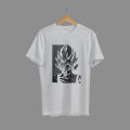 Stylish - Modern Vibe - Easily Usable - Dragon Ball Super Goku White Anime T-Shirt - T Shirt - Easy To maintain - Designed - Urban Vibes. 