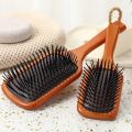 【Daily Necessities For Anyone Store】1PC Wood Comb Professional Healthy Paddle Cushion Loss Massage Brush Hairbrush Comb Scalp Healthy Hair Brush. 