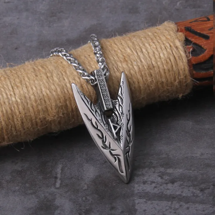 Odin's%20Spear%20Gungnir%20Viking%20Necklace%20For%20Men%20with%20Rune%20Symbol%20Raven%E2%80%99s%20of%20Odin%20LabradoriteNorse%20Mythology,Pagan%20Jewelry%20with%20box%20-%20Image%204