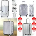 Transparent Luggage Cover Waterproof Thick Clear PVC Suitcase Cover Travel Bag Dust Protector Stylish Luggage Cases Cover for 20-30 inch. 