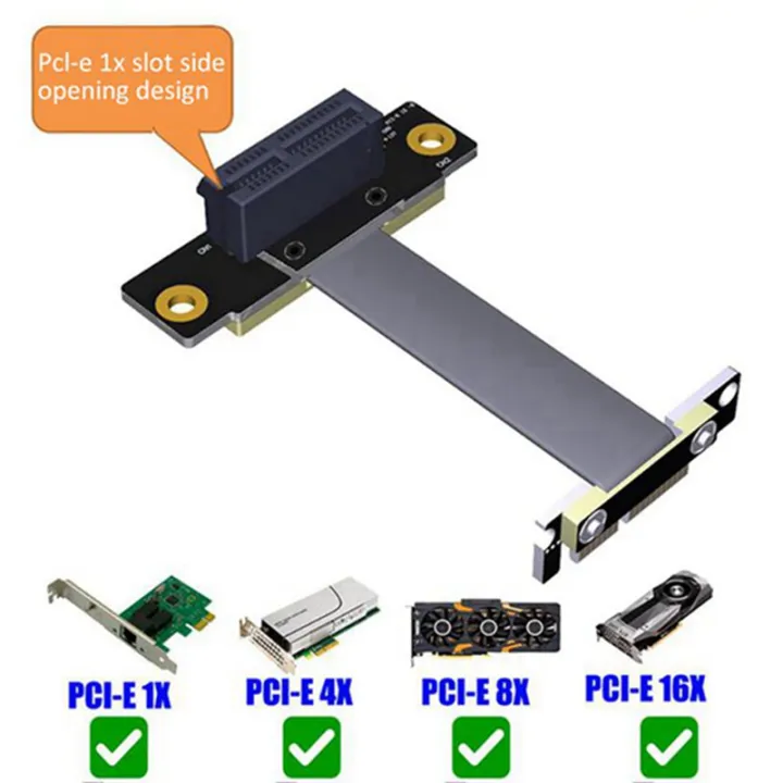 PCIE%20X1%20Riser%20Cable%20Ribbon%20Extender%20-%20Image%204
