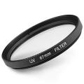 Optical UV Filter - 67mm - Black. 