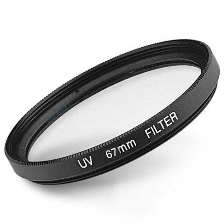 Optical UV Filter - 67mm - Black