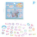 Hello Kitty Cute DIY Hand Account PVC Transparent Bronzing Sticker Pack Stickers GJCUTE. 