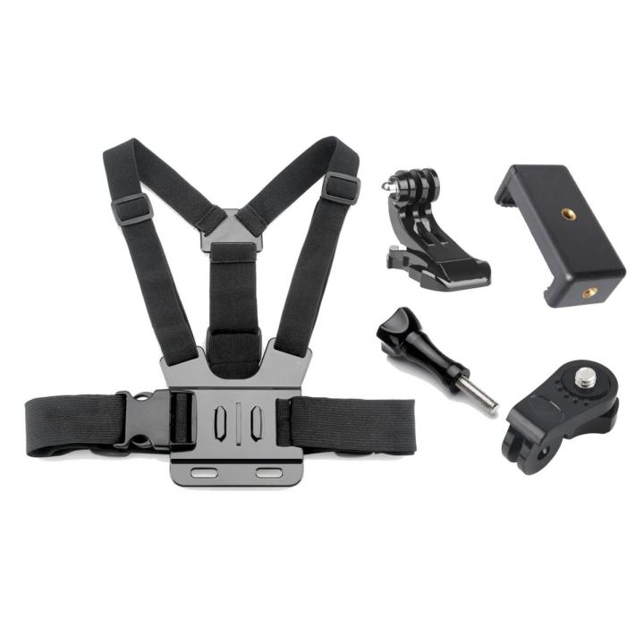 Adjustable Mobile Phone Clip Chest Harness Strap Mount Holder