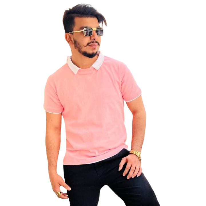 Stylish Cotton Fabrics T Shirt for Men - Stay Comfortable and Fashionable in All Seasons and Occasions with Polo T Shirt