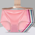 Ice Silk Ladies Panties Underwear Comfortable Breathable Women's Briefs Panty.