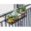 Migeet Flower Pot Stand Rack Deck Rail Flowerpot Railing Shelf Balcony Rail pl-anter Shelf Fence Railing Flower Pots Holder. 