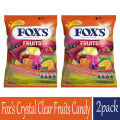 Foxs crystal clear fruits candy Pack 90gm - 2packet. 