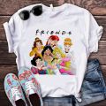 Kawaii Disney Princess Aesthetic Y2K T Shirt Women Dark Snow We Grunge Tshirt Graphic Vintage Cute Anime T-shirt Female. 