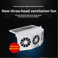 Car Car Exhaust Fan Summer Cool Air Circulation Cooler Solar Car Ventilation Fan.
