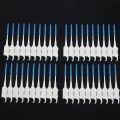 40pcs Teeth Toothpicks Dental Floss Picks Interdental Brush Stick Tooth Clean.