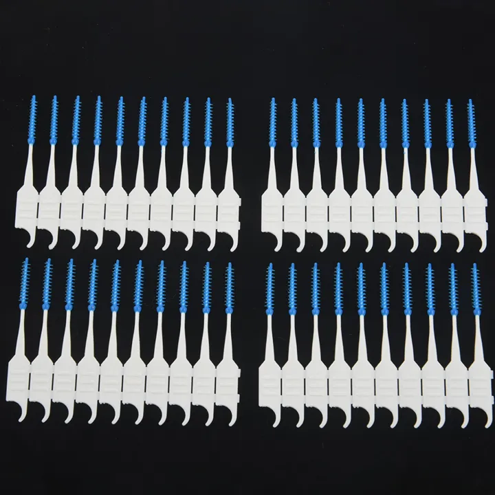 40pcs%20Teeth%20Toothpicks%20Dental%20Floss%20Picks%20Interdental%20Brush%20Stick%20Tooth%20Clean%20-%20Image%203