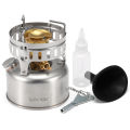 Stainless Steel Gasoline Stove Portable Outdoor Camping Backpacking Stove. 