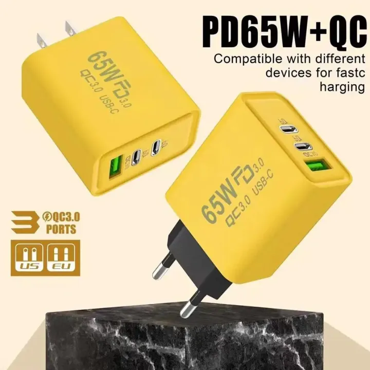 65W%20Type%20C%20Charger%20Quick%20Charge%20QC3.0%20USB%20PD%20Fast%20Charger%20Adapter%20With%203%20Ports%20EU%20US%20Phone%20Power%20Adapter%20For%20Samsumg%20IPhone%20-%20Image%202
