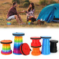 Useful Rainbow Collapsible Folding Chair And Portable Seat-1pcs. 