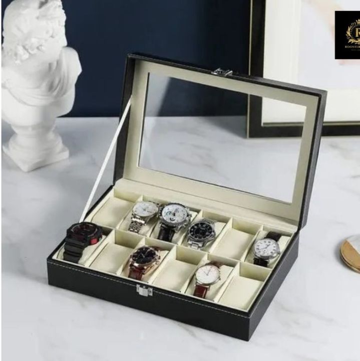 PU Leather Material Watch Box 12 Slot