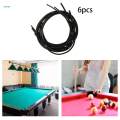 6x Pool Table Rail Cushions Replacement Premium Leisure Table Accessories Length 130cm.