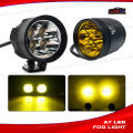 A7 CREE LED Fog Light for Motorcycle, CAR, BIKE, AUTO – Aluminum Body, 40W CREE, 4500LM, Super Bright 4-Lens Mini Spot Driving Light with Free Yellow Cap -1 Pcs. 