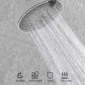 High-Pressure Shower Head,Rain Fixed Shower Head,Bathroom Shower 4 Inch Large Flow Shower,5 Spray Settings, Adjustable.