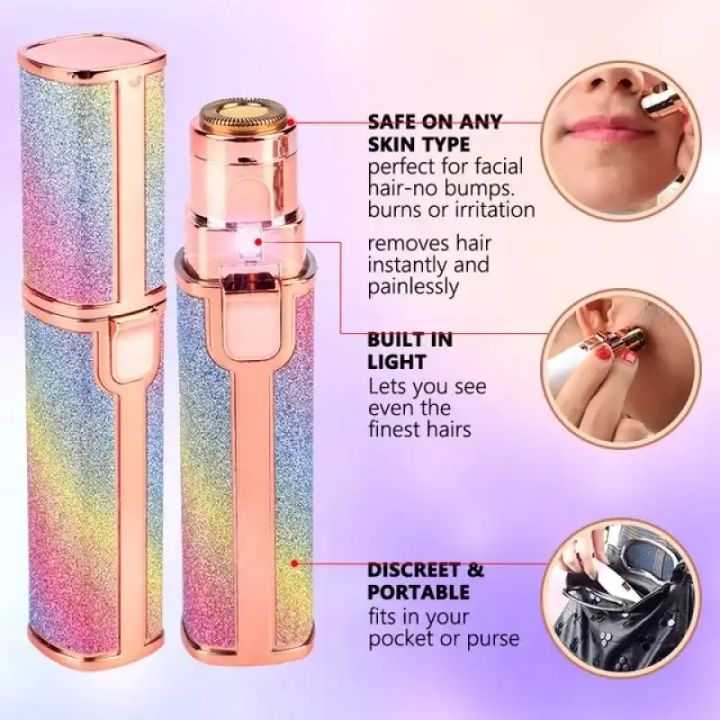 Electric%20Hair%20Remover%20Trimmer%20For%20Women%EF%BC%8CRechargeable%202%20in%201%20Flawless%20Facial%20Razor%20-%20Image%202