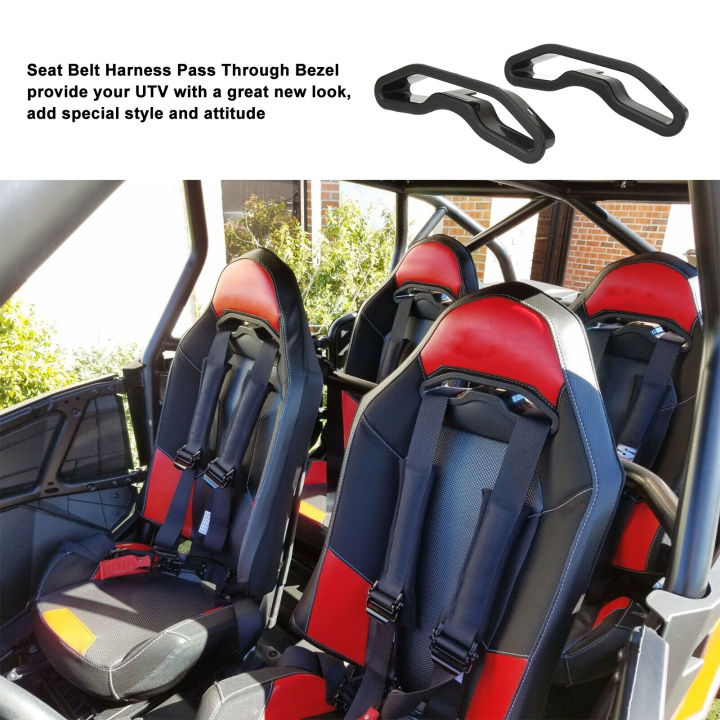 Seat%20Belt%20Harness%20Pass%20Through%20Bezel,%20High%20Strength%20UTV%20Harness%20Pass%20Through%20Bezel%204%20Pcs%20for%20UTV%20-%20Image%204