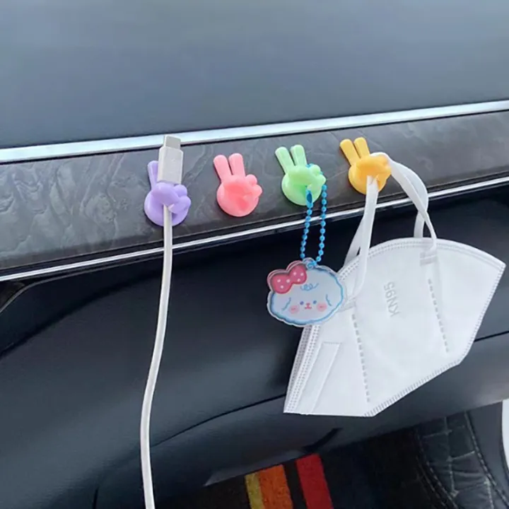 1/6/10PCS%20Finger%20Shape%20Cable%20Clips%20Holder%20Cute%20Charging%20Cord%20Management%20Home%20Office%20Car%20Desk%20Tidy%20Self-Adhesive%20Cable%20Winder%20Conbo%20-%20Image%203