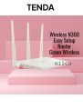 Tenda F6 300 Mbps Wireless Home Router N300 4 Antenna Wifi Router-1 Year Warranty.