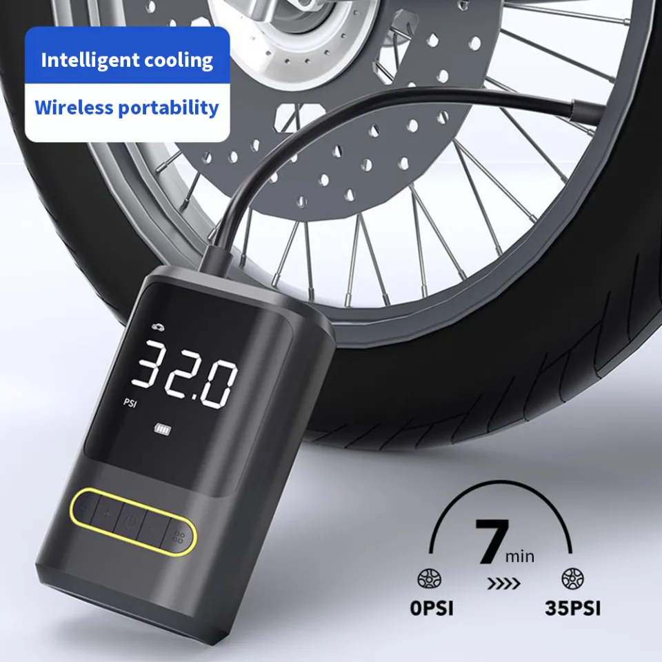 Portable Electric Bicycle Tire Tyre Inflator Multi-purpose 150PSI