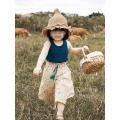 Children's Casual Floral Pants Summer Countryside-style Girls Thin Floral Comfortable Loose Trousers Toddler Mosquito Pants Kids. 