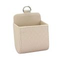 Car Storage Bag Hanging Storage Box PU Leather Storage Box Car Sundries Box Auto Vent Outlet Trash Interior Accessories.