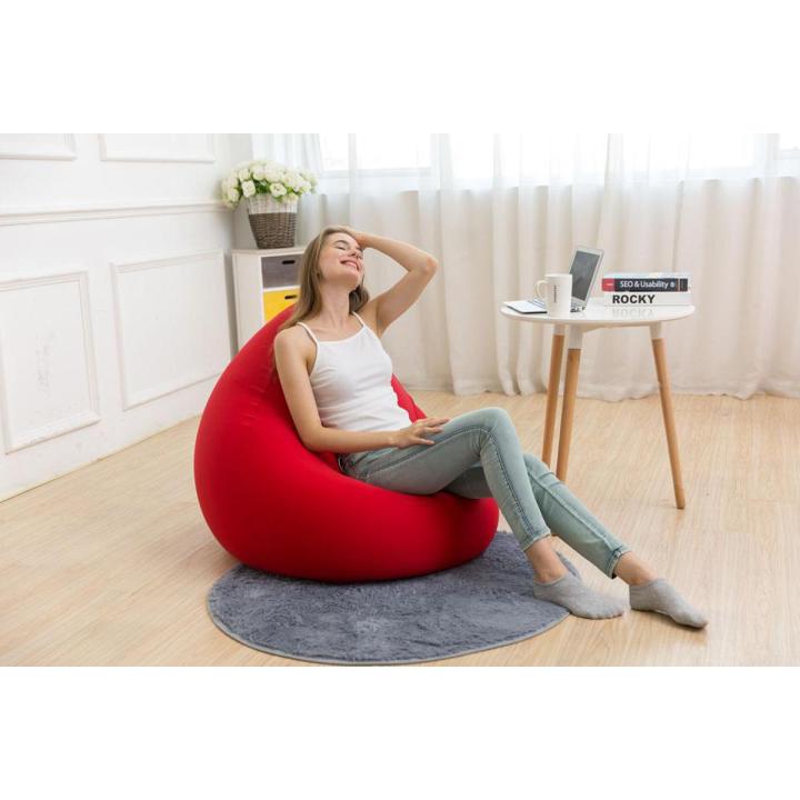 Mille Tear Super Comfortable Imported Bean Bag- Premium Red