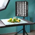Godox FS50 Quick Release Rectangular Softbox Light Diffuser with Grid and Soft Cloth-black. 