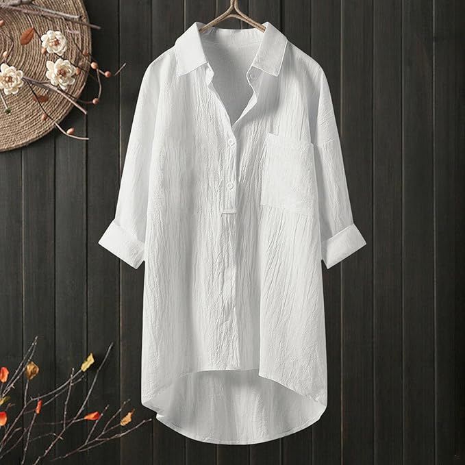 Elegant%20Cotton%20Crepe%20Shirt%20for%20Women%20%E2%80%93%20Lightweight%20Tunic%20with%20Collar%20and%20Button%20Detailing%20-%20Image%204