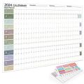 2024 Wall Hanging Calendar Kawaii Yearly Planner Sheet Memo Pad To Do List Agenda Schedule Organizer Check List Home Office. 