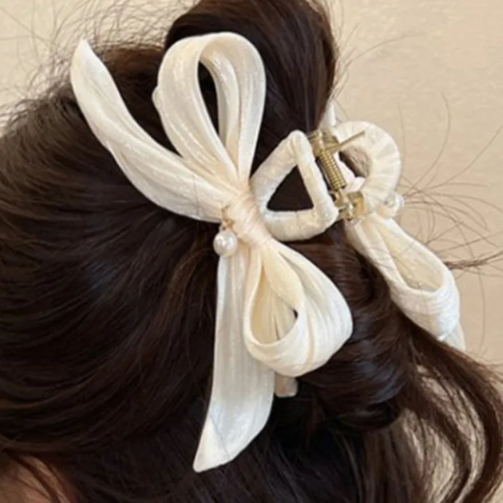 Elegance%20Bow%20Hair%20Clip%20For%20Women%20Simple%20Pearl%20Hair%20Claw%20Clips%20Large%20Size%20Hairpin%20Hair%20Accessories%20Yao%20Store%20-%20Image%208